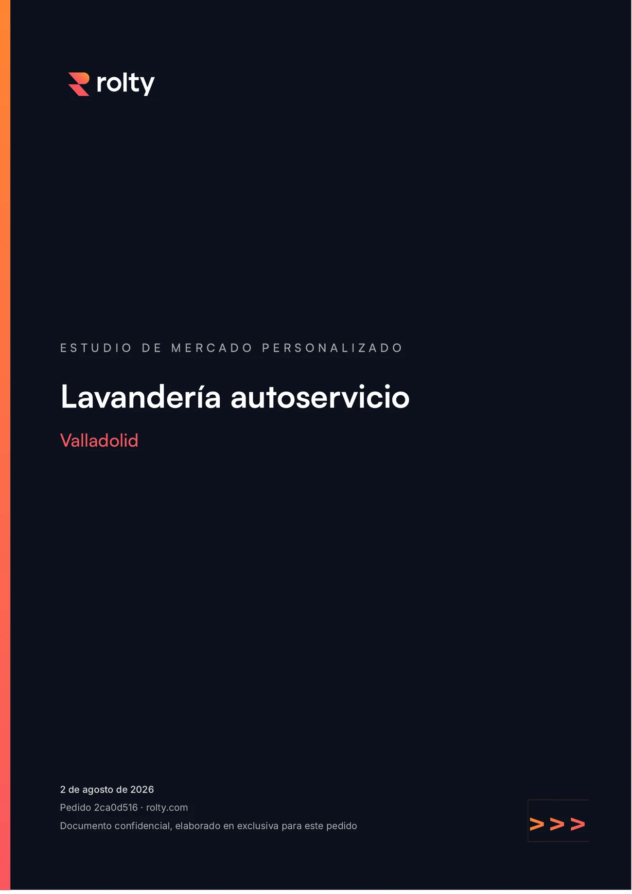 Portada de un Estudio Rolty real